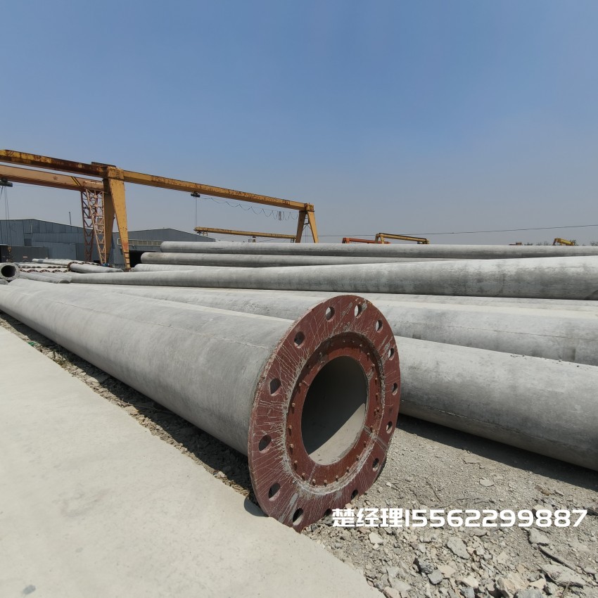 宁乡12米无拉线电杆